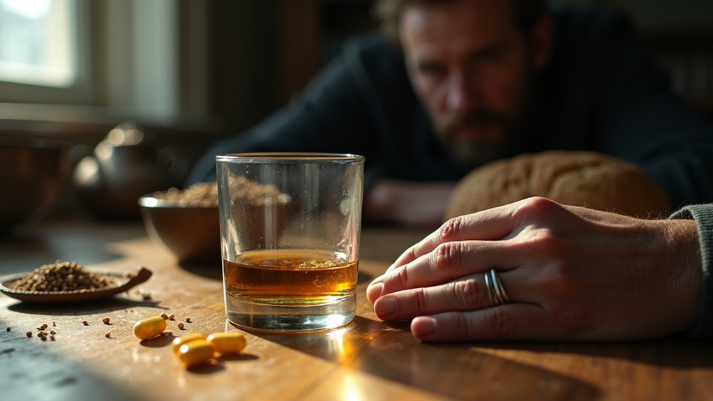 alcohol reduces thiamine intake