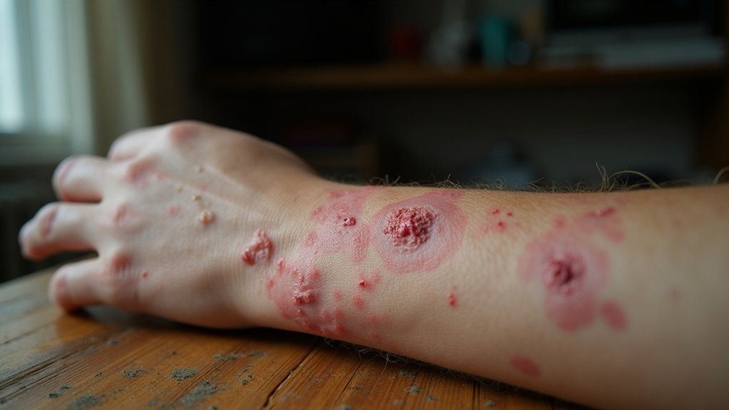 meth leads to skin sores